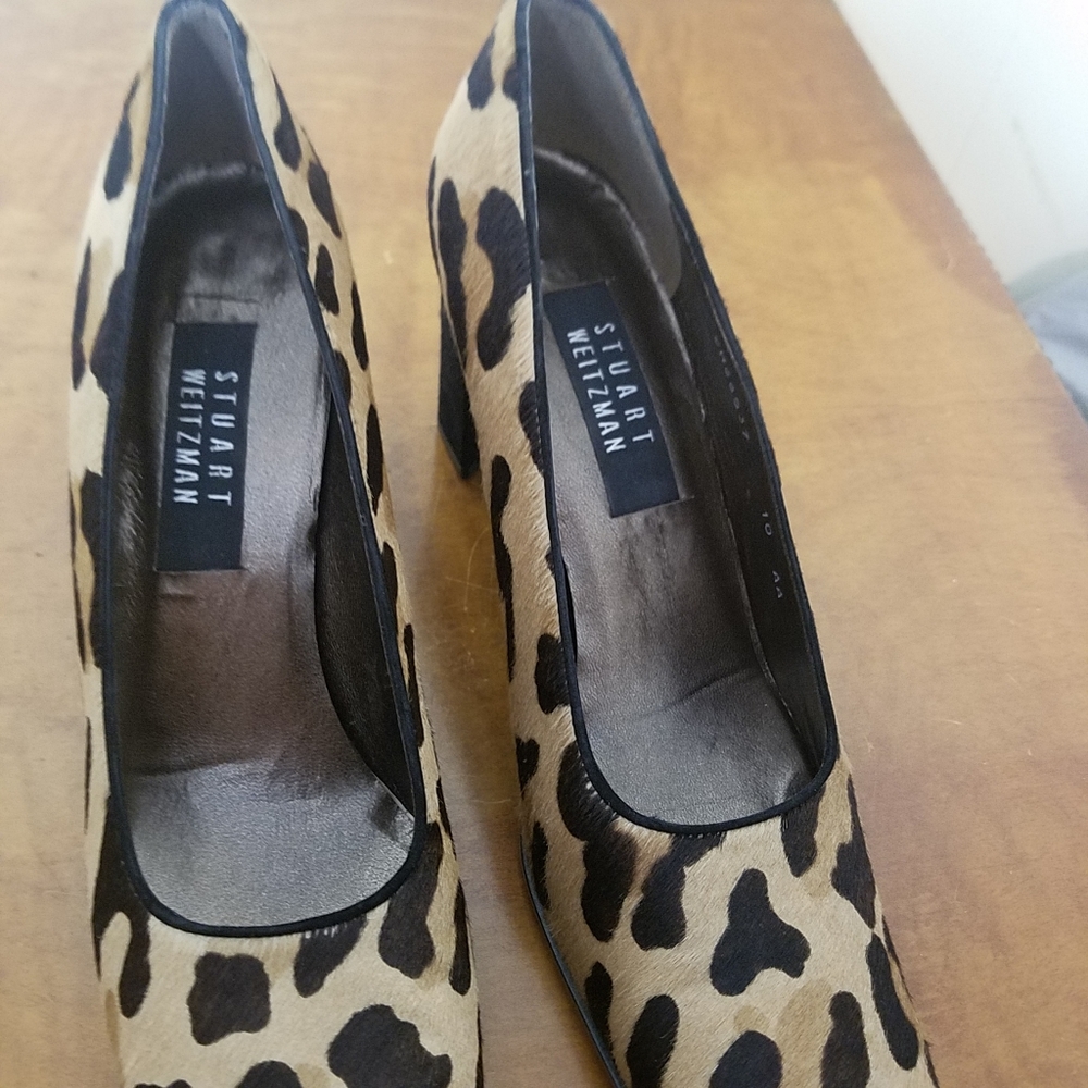 Stuart Weitzman Cheetah Print Shoes - image 5